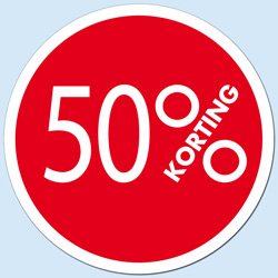 Raambiljetten kortingspercentages