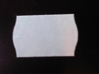 Etiketten 26x16 golfrand voor Blitz S12, Blitz S14, Blitz S16