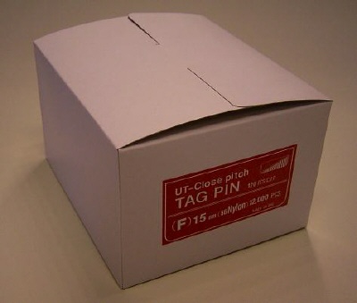 Nylon fijn textielpins 120 per clip